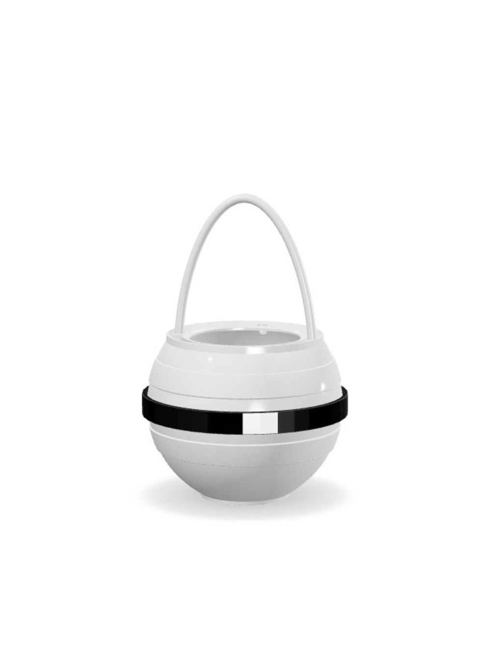 White Bath Water Filter